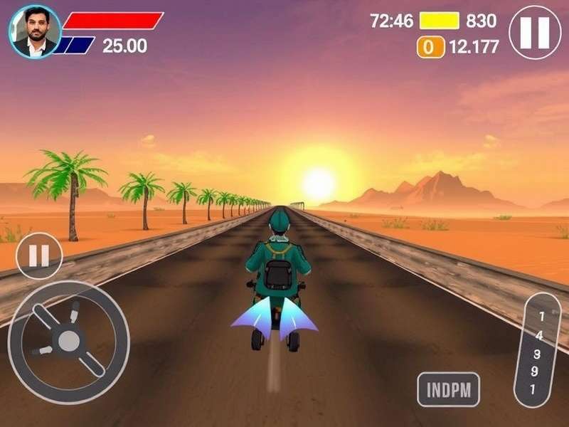Horizon Chase Gameplay Screenshot